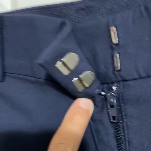 Lane Bryant NWT stretch navy blue midrise 4 season trouser pants size 18 - Picture 4 of 11